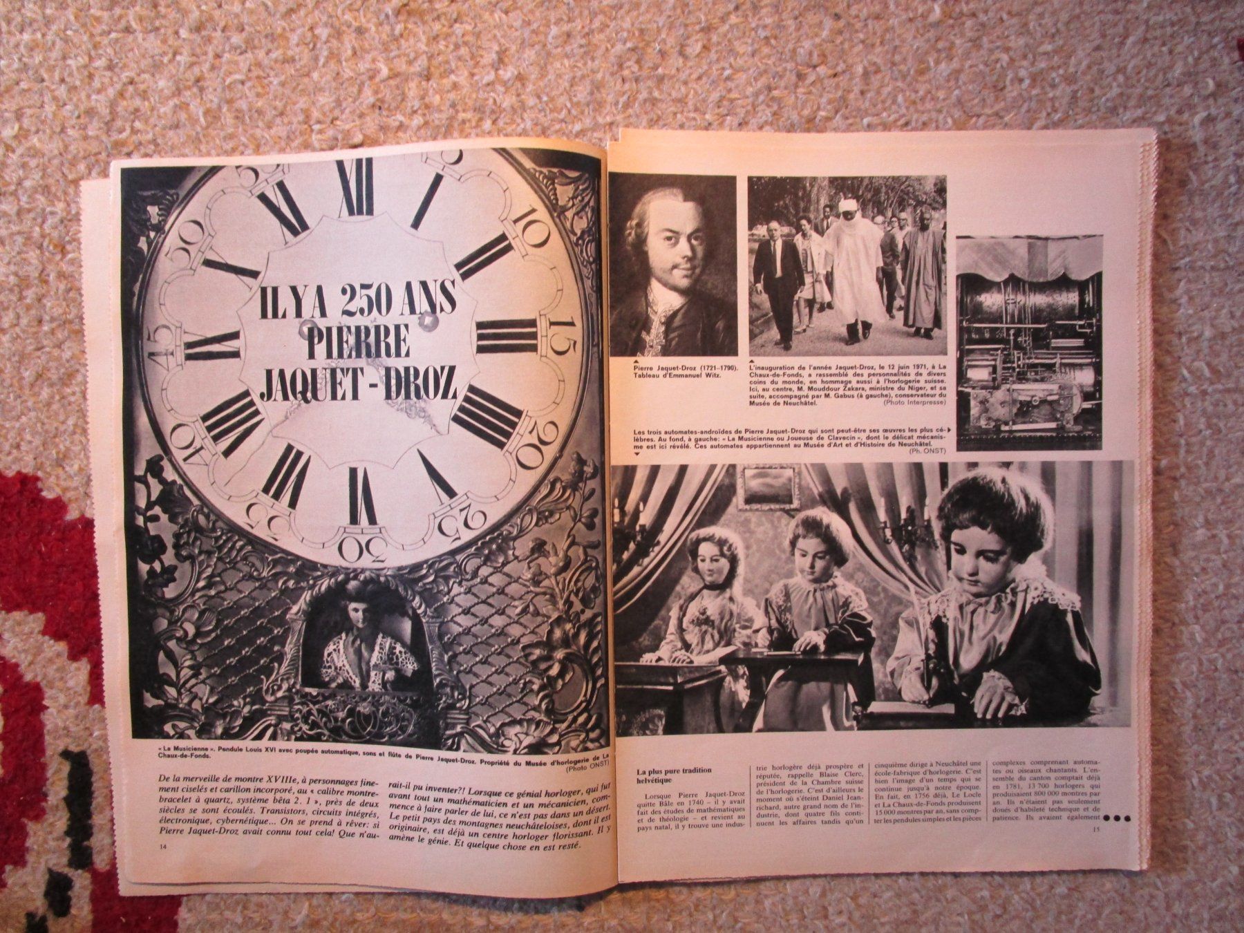 Riviste & Magazine: 1971 Année Jaquet-Droz – Usato da Matran venduto da madren