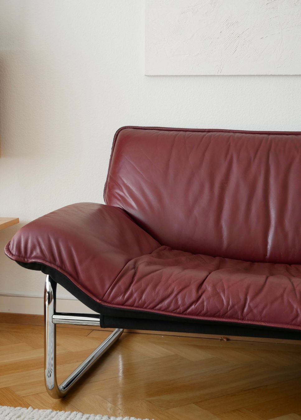 Ikea Sofas: Vintage IKEA 2er-Sofa Johan Bertil Häggström 70er dunkelrot – Gebraucht aus Bern von moebelkarussell 3