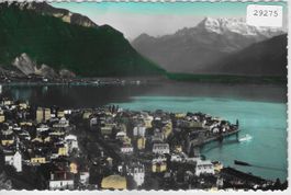 Montreux - Vue generale et les Dents du