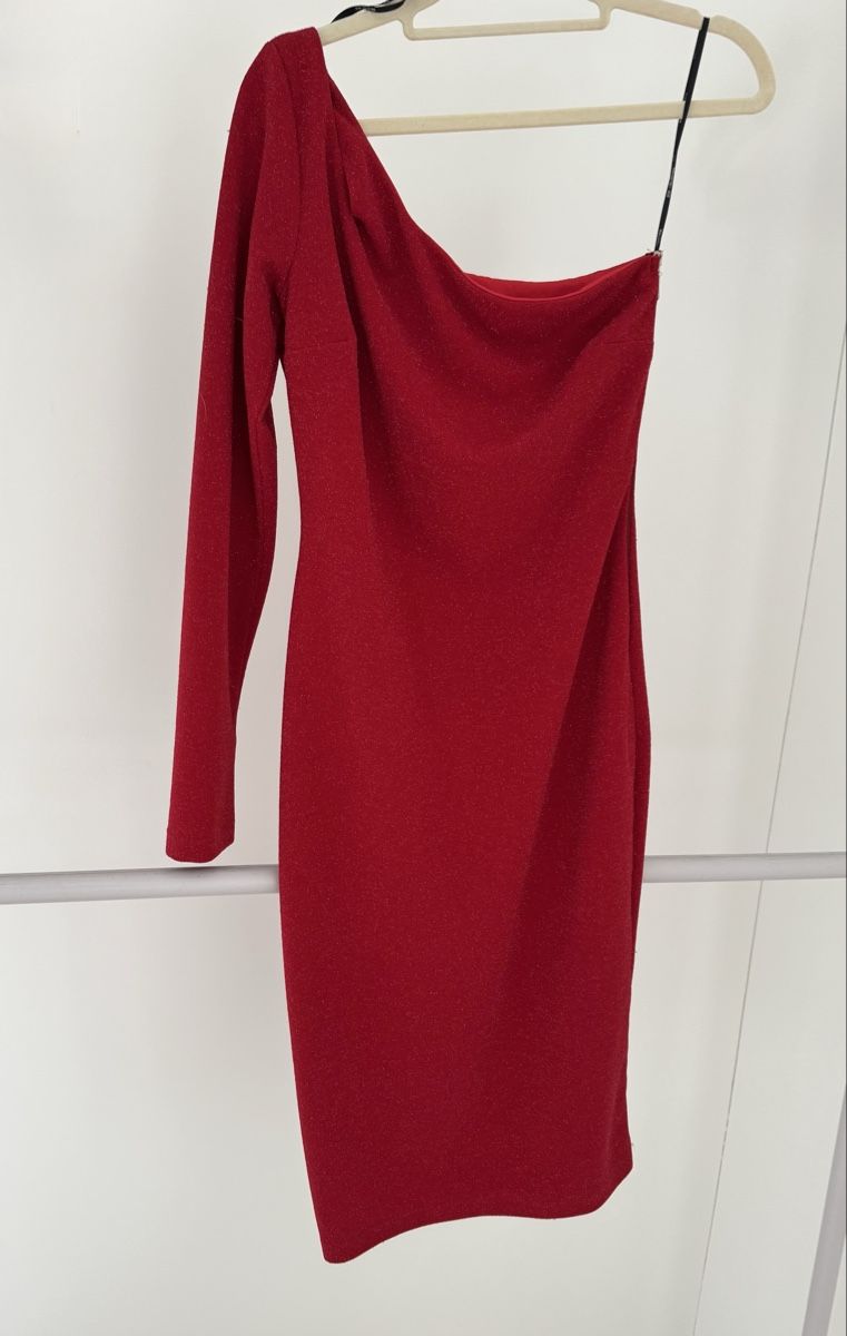Vestiti: BSB Collection One-Shoulder Kleid Rot Gr. M  – Nuovo (secondo la descrizione) da Zürich venduto da di_archive