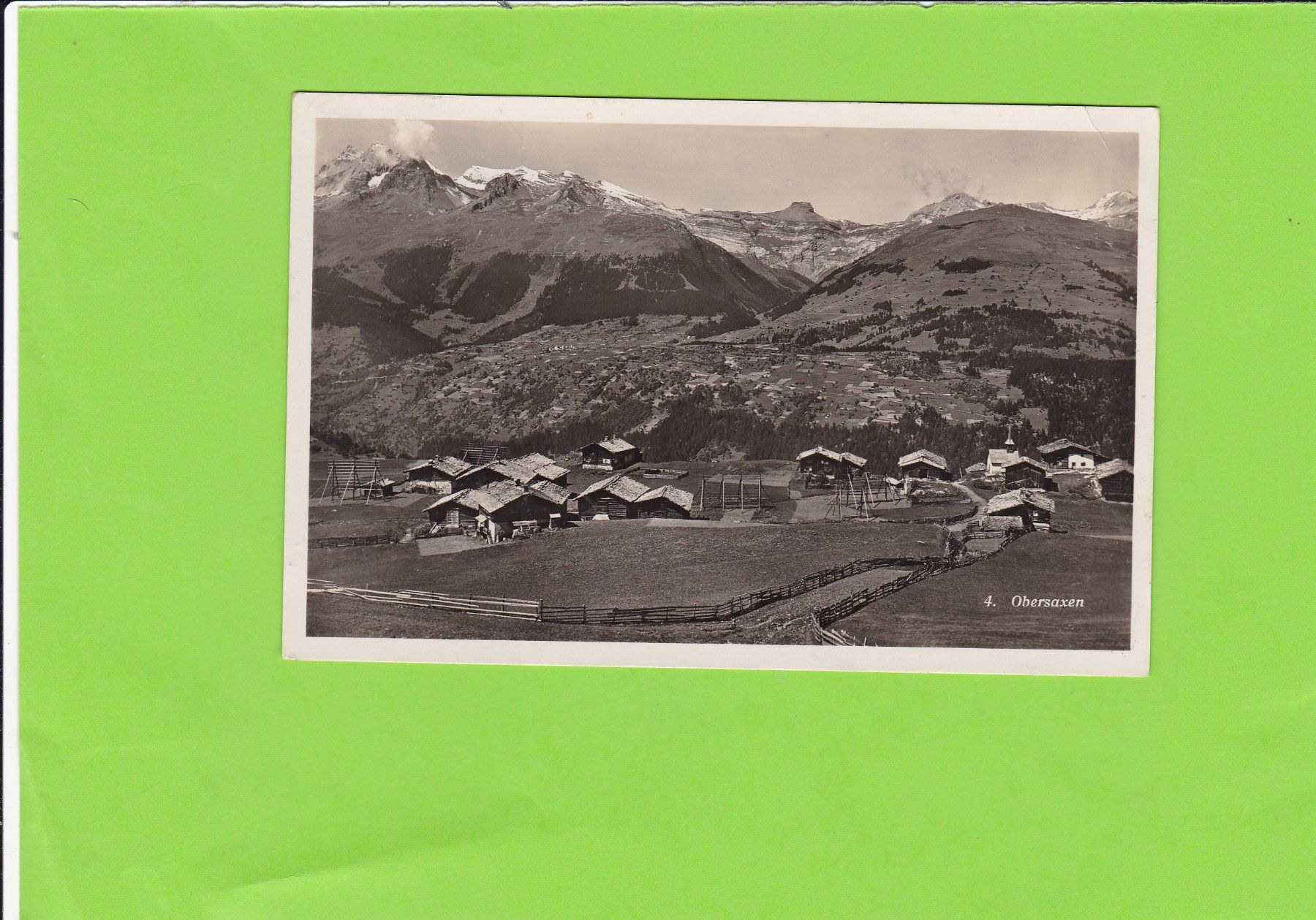 Cartoline postali: Obersaxen – Usato da St. Peterzell venduto da neckertal