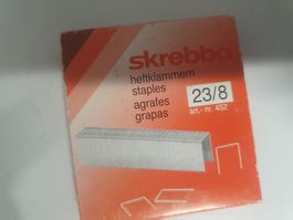 Skrebba Heftklammern für Hefter 23/8 Tacker 800st Nr.452