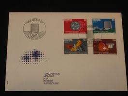 OMPI Symbolische Darstellungen 1982 FDC Nr. 1 - 4