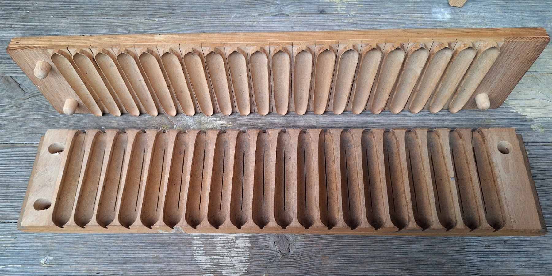 Sigari: Antike Zigarrenpresse/ Zigarrenform aus Holz – Usato da Weinfelden venduto da JoeBaer 1