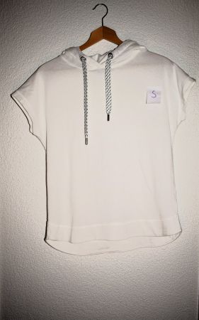 Weisser Sommer-Hoodie Gr. S - Top Zustand