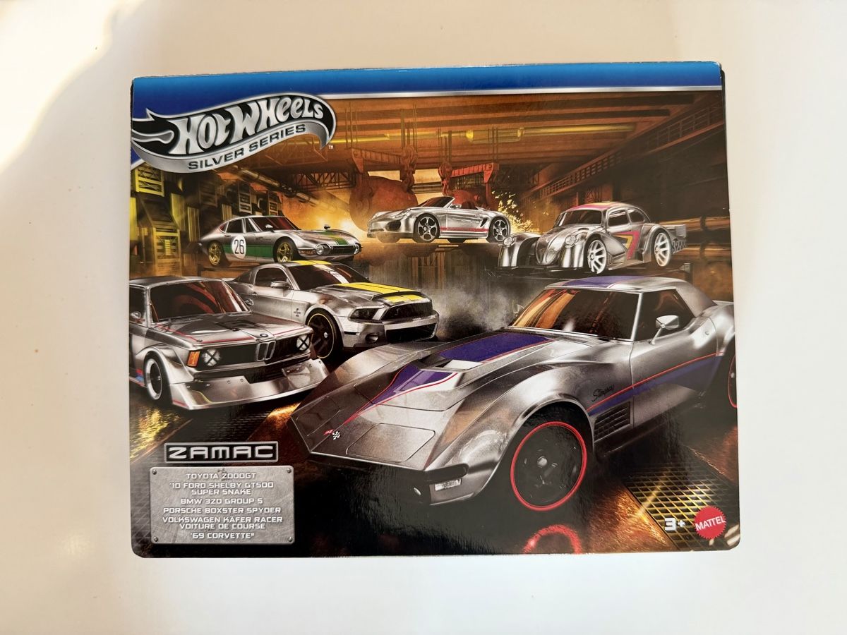 Hot Wheels Modellini d'auto: Hot Wheels Silver Series ZAMAC 6er Set – Nuovo e nell'imballaggio originale da Oberembrach venduto da theZaz