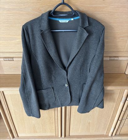 Tom Tailor Strickblazer, olivgrün