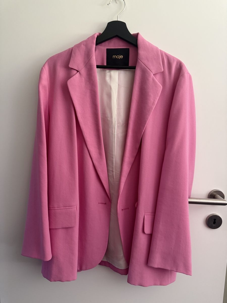 Maje Giacche: Pink Maje Blazer - Size 36  – Usato da zug venduto da Inaar