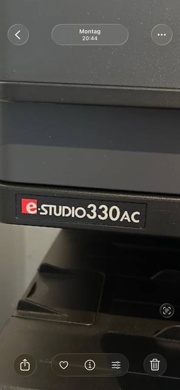 Stampanti: Toshiba Drucker eStudio 330ac Multifunktionsdrucker – Usato da Horgen venduto da Hoppelhase11 2