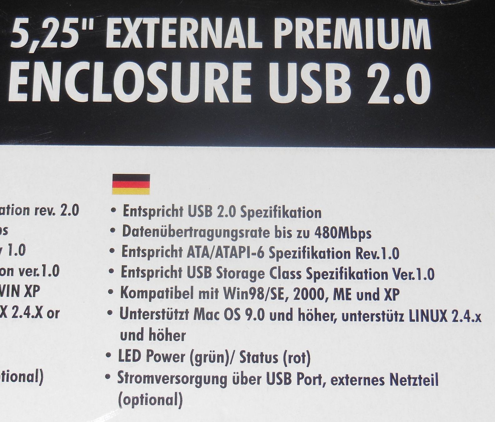 Harddisks: 5,25" external premium ENCLOSURE USB 2.0 – Neu (gemäss Beschreibung) aus Münchwilen TG von ecudos10 2