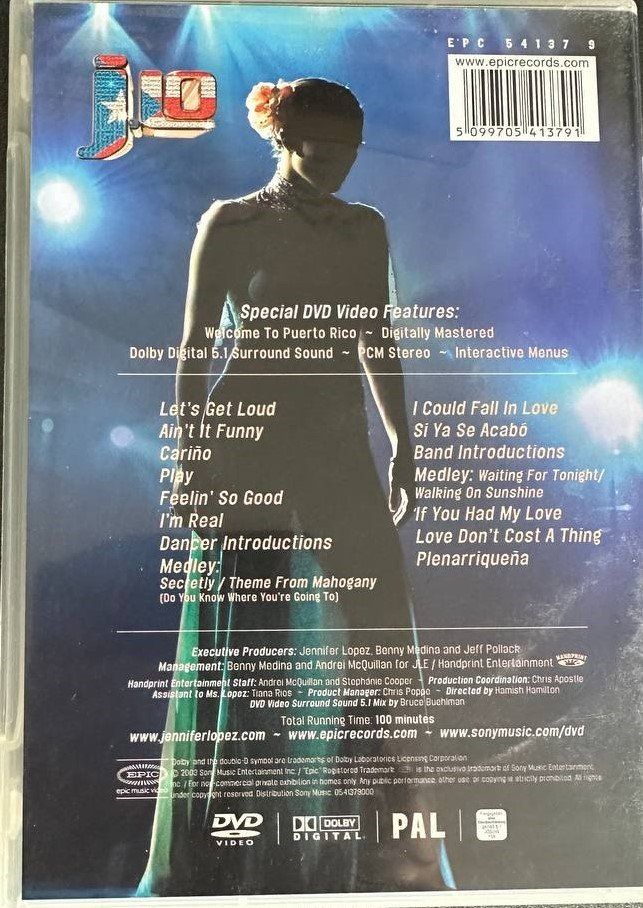 Alle DVDs: Jennifer Lopez - Let's Get Loud (DVD) – Gebraucht aus Beringen von Mantafisch1 1