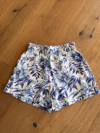 H&M Leinenmix Sommer Shorts m. Taschen Gr.S