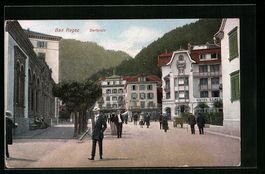Bad Ragaz, Dorfplatz mit Hotel Central