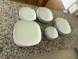 Tafelservice Teller weiss 30-teilig