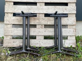 6x Gussfüsse / Tischfüsse / Gussbeine Horgen Glarus