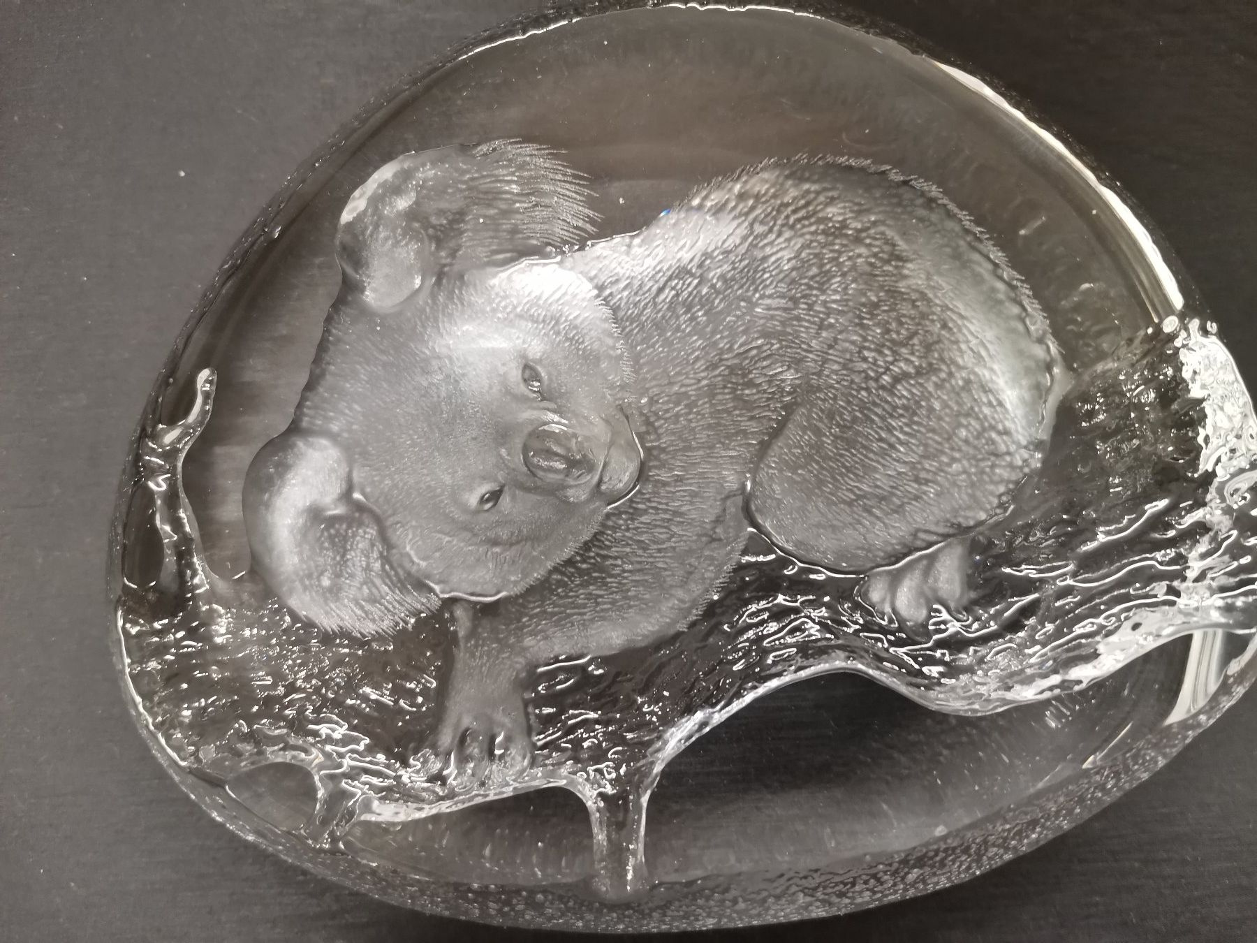 Sculture & Statue: Kristall Koala Bär von Mats Jonasson – Usato da Suhr venduto da Brocki-Suhr 1