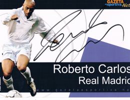 Roberto Carlos Autogramm signiert Foto 15x21cm