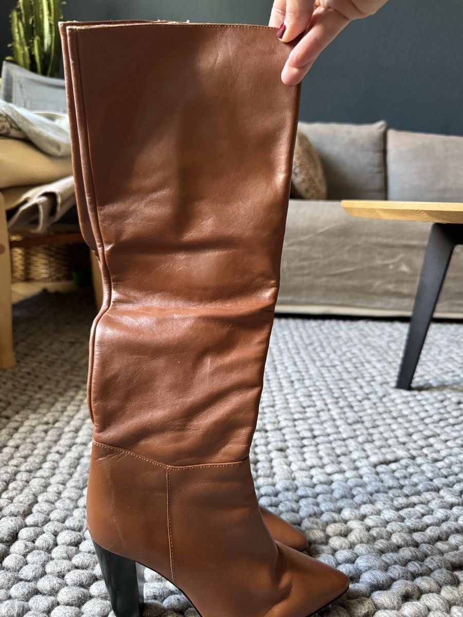 Maje Scarpe da donna: Bottes Majé en cuir cognac T.36 – Nuovo (secondo la descrizione) da Genève venduto da inf_2ggr 5