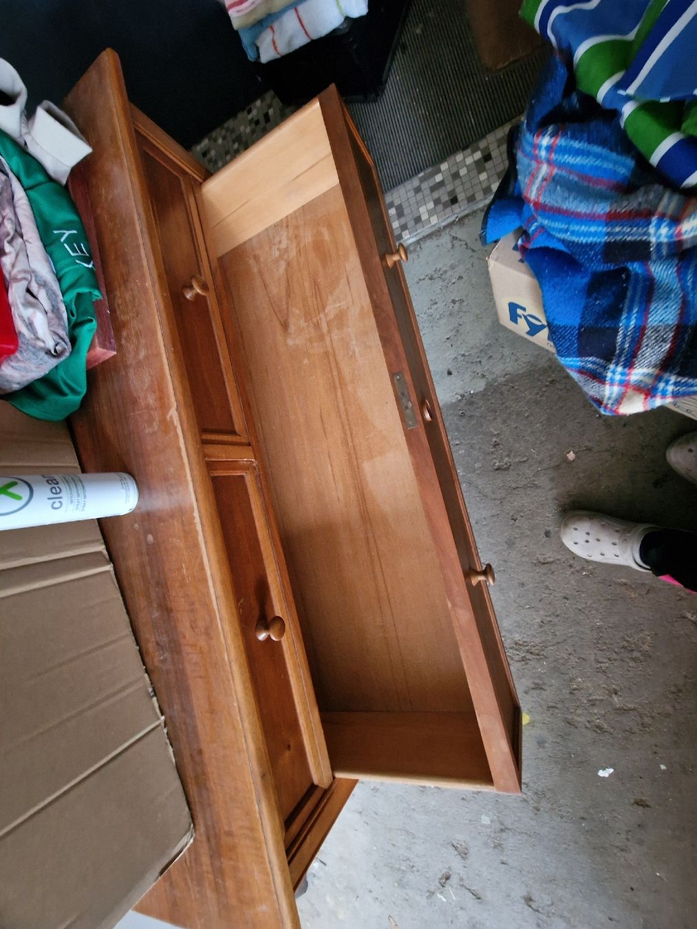 Kommoden: Robuste Holz  Spiegel Kommode – Gebraucht aus Freienbach von Haribo1980 4