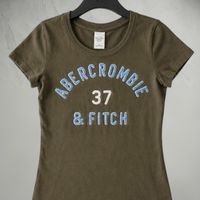 T-Shirt Abercrombie & Fitch grün Grösse S neuwertig