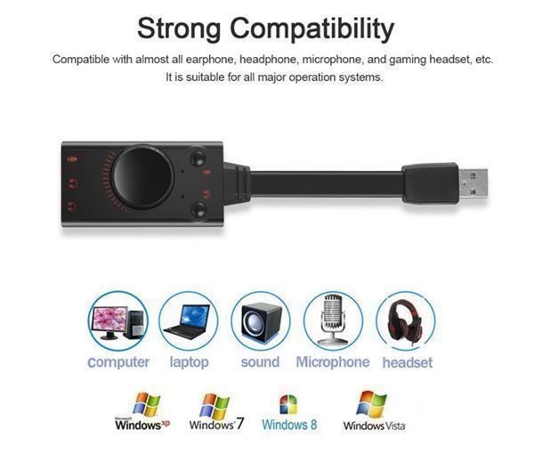 Schede audio: Soundkarte 7.1 USB 2.0 Externe – Nuovo e nell'imballaggio originale da Unterägeri venduto da RmOnline 4