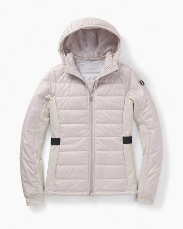 Felix Bühler Reitjacke XS – Hellbeige / Taupe mit Kapuze