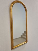 Biscottini Wandspiegel goldfarben Bogenform aus Italien