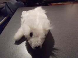 Handpuppe Eisbär, weiss