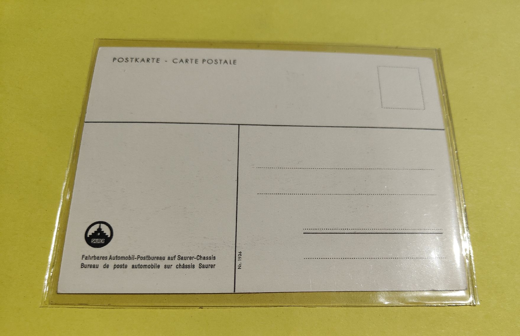 Cartoline postali: Postkarte Fahrbares Postbureau – Nuovo (secondo la descrizione) da chur venduto da Hmars 1