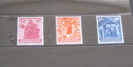 FL 1962 Weihnachtsserie, ganzer Satz gestempelt