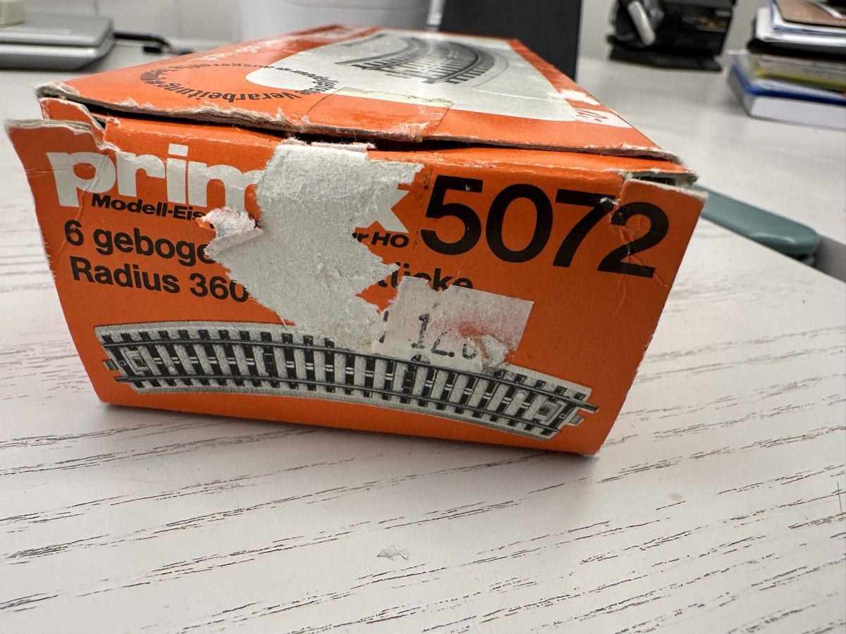 Märklin Modelleisenbahnen: Primex 5072 6x gebogenes Gleis – Gebraucht aus Lupsingen von New-Haven 1
