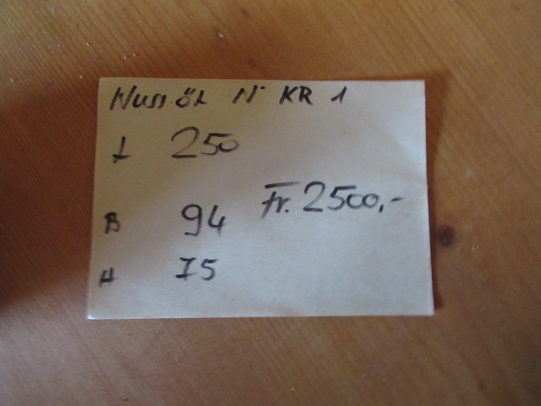 Tische: Beizentisch (Nuss/250) – Neu (gemäss Beschreibung) aus Berg SG von Pizza58 8