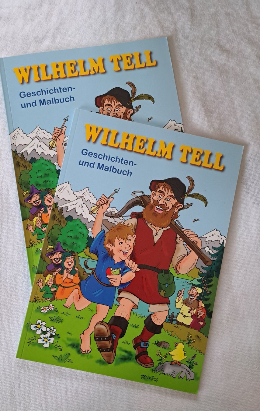 Libri: 2 Malbücher von Wilhelm Tell – Nuovo (secondo la descrizione) da Uitikon Waldegg venduto da Smeragol 1