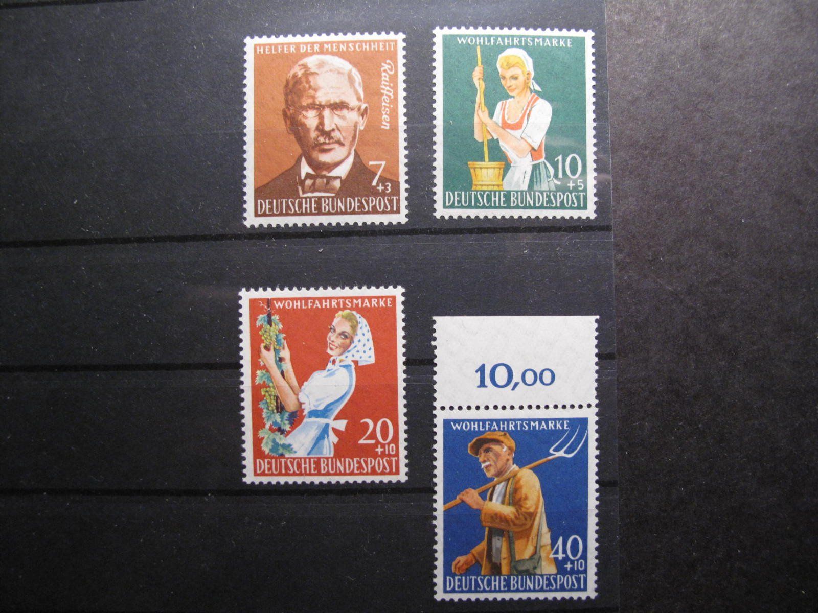 Tutti i francobolli: BRD 1958 Landwirtschaft ** – Usato da Wil SG venduto da fva01