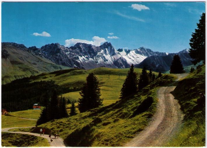 Ansichtskarten: Arosa - Arlenwaldstrasse – Gebraucht aus Binningen von Mountainrider