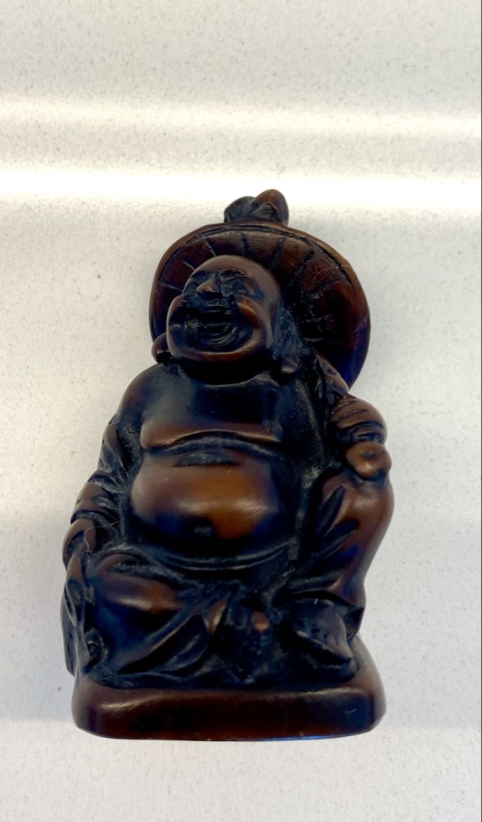 Statuette: Mini Hotei Lachender Buddha Figur – Usato da Basel venduto da phidelitas 6