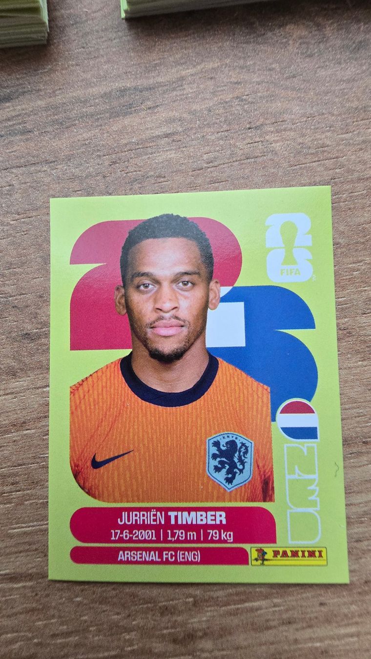 Panini Carte collezionabili: Panini WM 2026 Netherlands Jurrien Timber – Nuovo (secondo la descrizione) da Seewen SZ venduto da mads_around