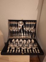 Besteck Set versilbert 51 Teile 12 Personen
