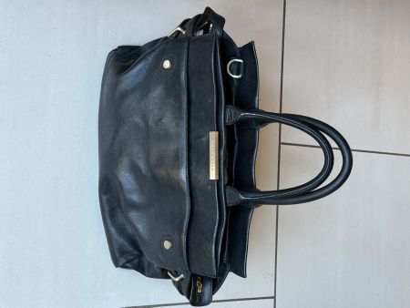 HUGO BOSS Ledertasche schwarz