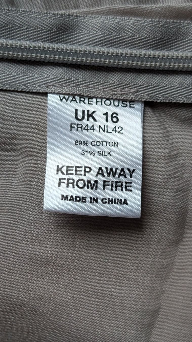 Camicette: Warehouse Bluse Baumwolle/Seide Gr. L – Nuovo (secondo la descrizione) da Thalwil venduto da kat_d85f 3