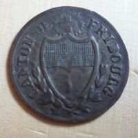 2 1/2 Rappen Fribourg 1846, ss