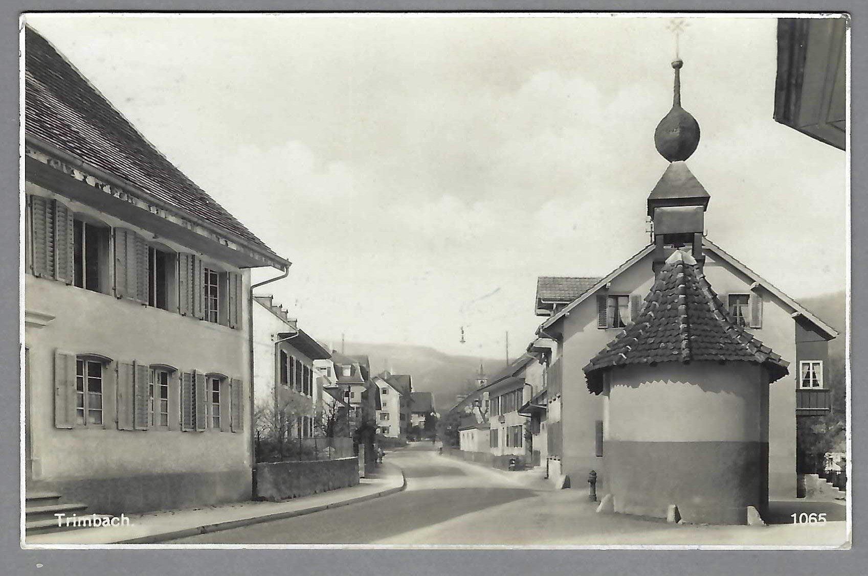 Ansichtskarten: 1932, TRIMBACH, INNENSEITE – Gebraucht aus Pura von ulisse1957