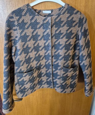 Manetti Damen Jacke, braun beige/grau blau, itl. Grösse 42