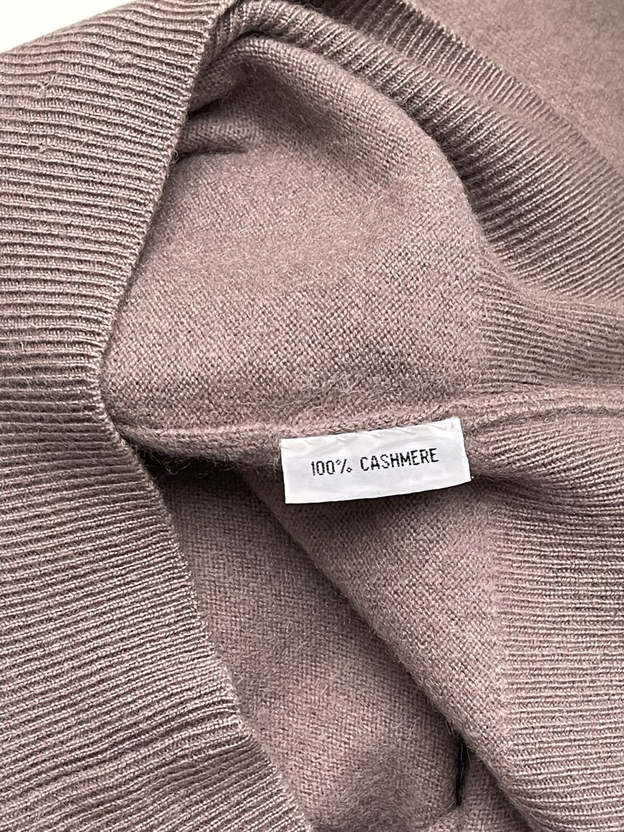 Maglioni & Felpe: Jean Jacques Benson | 100% Cashmere Kurzarm-Pullover | Taupe – Usato da Winkel venduto da KaschmirArt 6