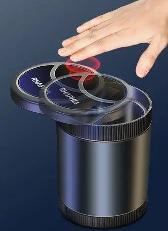 Portacenere: Auto-Aschenbecher mit Sensor – Tragbar & Winddicht – Nuovo e nell'imballaggio originale da Neuhausen am Rheinfall venduto da nyliastore 3