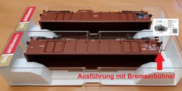 Fleischmann - 2 Hochbordwagen der SBB / DB AG - RARITÄT!