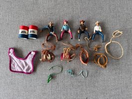 4 Schleich Westernreiterin Sattel Reiterin Cowgirl Cowboy