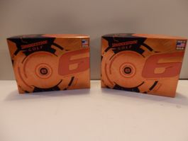 2X12 Bridgestone Golf Ball E6 Optic Orange NEW