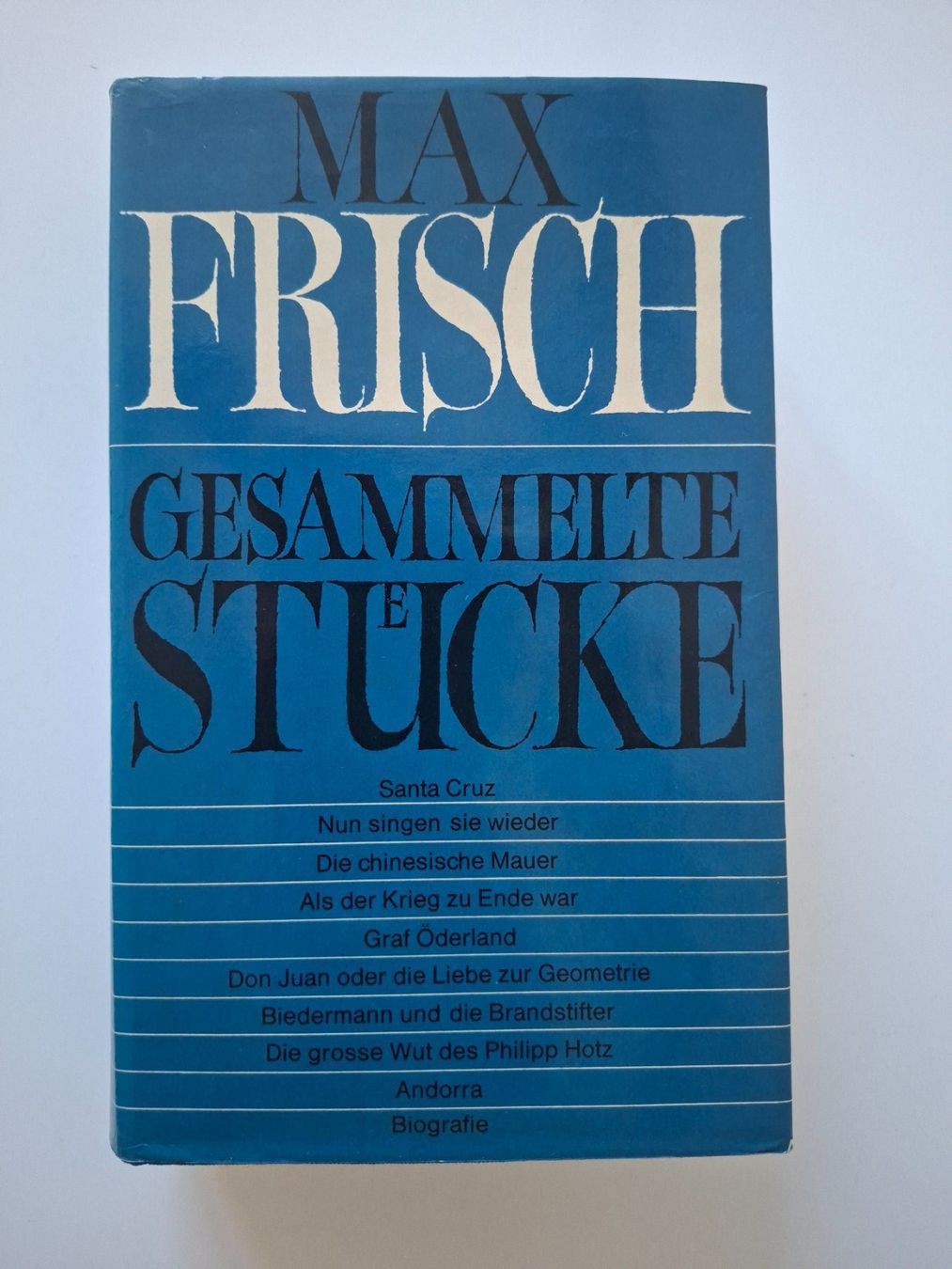 Bücher: Max Frisch  "Gesammelte Stücke" – Gebraucht aus Zürich von Daniel517