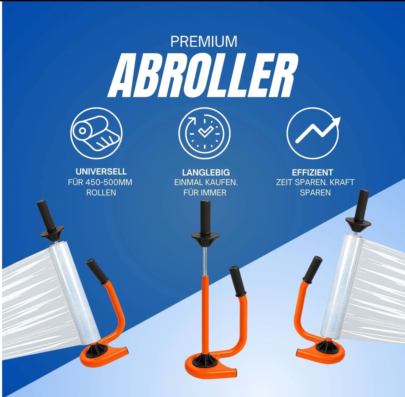 Autre stockage et transport: Stretchfolien Abroller Profi Orange – Neuf avec emballage d'origine à Bülach par RockBottomOffTheRamp 6